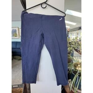 Cuffy's Cape Cod Cotton Spandex Womens Leggings XL Navy